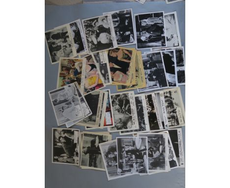 A collection of vintage lobby cards from a British cinema 8 x 10 inch titles include I Passed for White, The Betrayal, Women 
