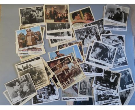 Collection of vintage lobby cards from British cinemas 8 x 10 inch including Master Gunfighter, Hells Outpost, Hells Horizon 