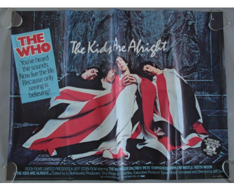 10 British Quad film posters including The Who in The Kids are Alright, Cannibal / Psychic Killer, Alien (James Cameron), Esc