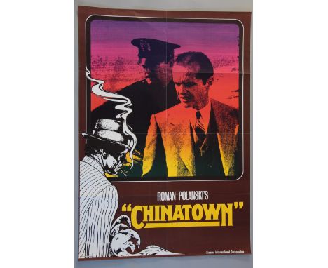 A collection of 15 foreign film posters including Chinatown x2 (German, 33 x 23 inch and 47 x 33 inch), The Manchurian Candid