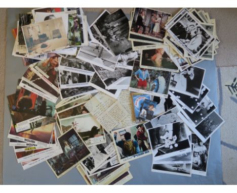 A Large collection of vintage and more modern lobby cards from a British cinema including Shakiest gun in the West x5, Snow W