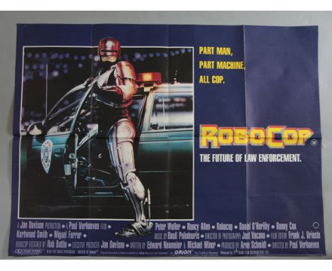 Over 30 UK Quad film posters including Robocop from 1987, The Burbs starring Tom Hanks, Risky Business starring Tom Cruise, C