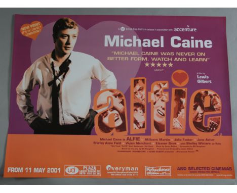 Collection of Rolled condition Modern British Quad film posters including Alfie BFI RR starring Michael Caine, The Leopard BF