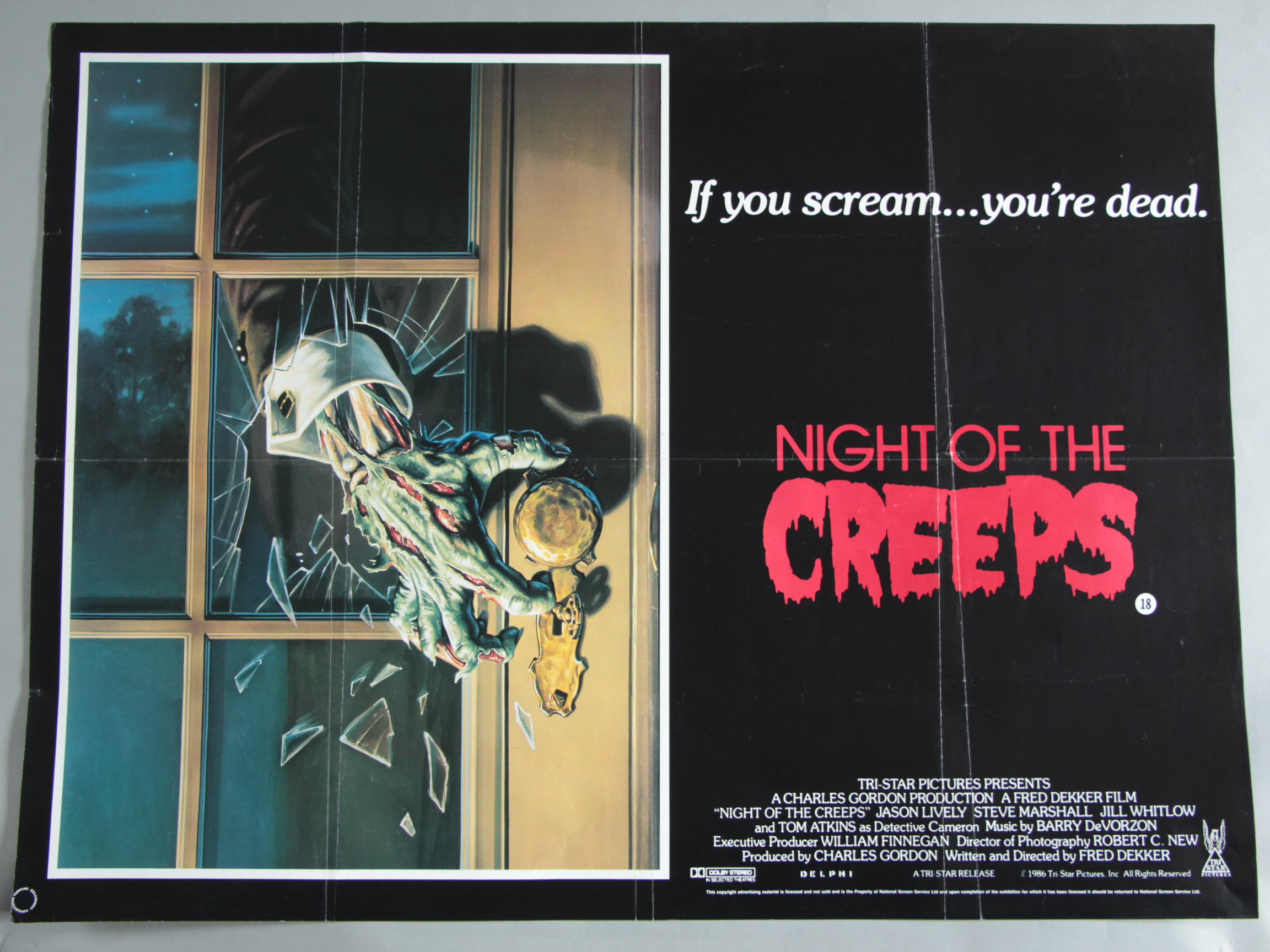 16 Horror genre British Quad film posters including Psycho Killer / The ...