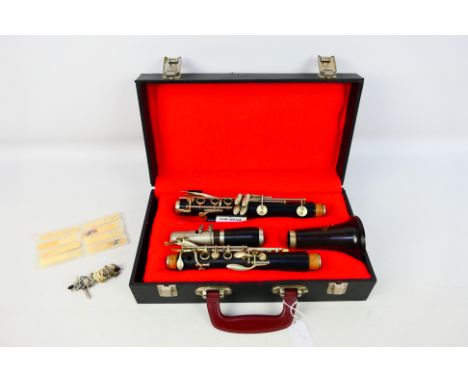 A Boosey & Hawkes Imperial clarinet, 926, contained in fitted case. [W]

Condition Report: Appears in good condition overall,