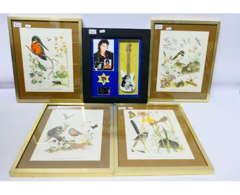 Wedgwood, Other - 4 x framed Wedgwood print pictures depicting various animals in memory of Josiah Wedgwood. A framed Michael