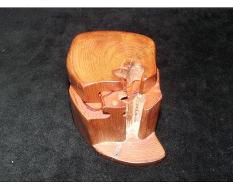 Treen puzzle inkwell 