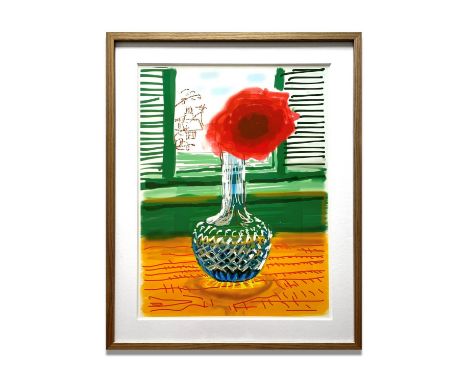 DAVID HOCKNEY 'IPad Drawing no. 281, 23rd July 2010', limited edition lithograph 685/2000, published in 2019, 55cm x 35cm, fr