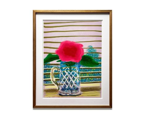 DAVID HOCKNEY 'IPad Drawing no. 250, 12th July 2010', limited edition lithograph 685/2000, published in 2019, 55cm x 35cm, fr