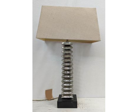 PORTA ROMANA TABLE LAMP, 74cm H with shade. 