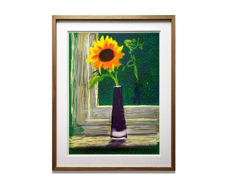 DAVID HOCKNEY 'IPad Drawing no. 318, 3rd August 2010', limited edition lithograph 685/2000, published in 2019, 55cm x 35cm, f