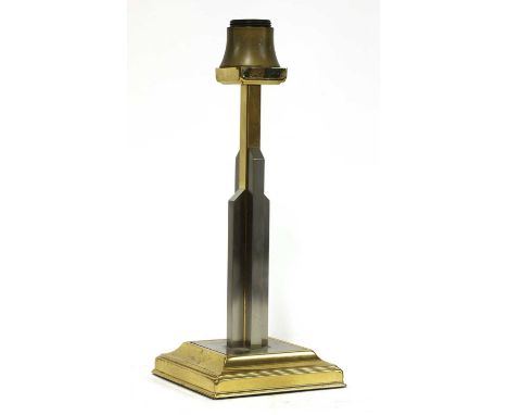 A two-tone lamp,in the style of Romeo Rega,34cm high