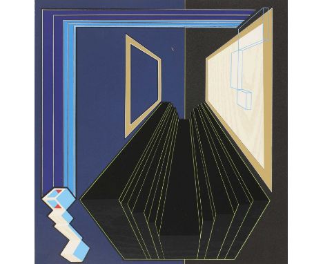 *Ian Monroe (b.1972)'Untitled'a polychrome silkscreen print, signed and dated on verso36 x 36cm*Artist's Resale Right may app