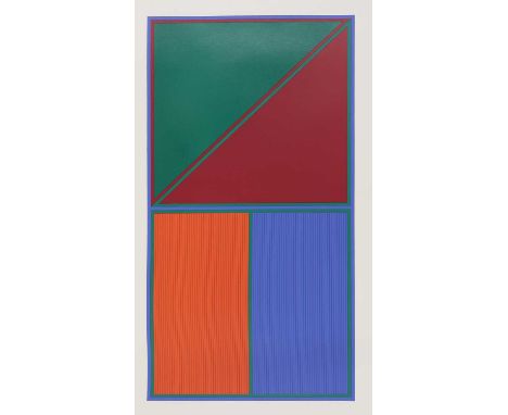 *Gordon House (1932-2004)'Triangle G', 1971colour screenprint, signed and dated l.r.86 x 43.5cm*Artist's Resale Right may app