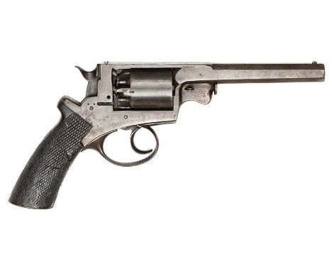 A 5 shot 54 bore Ordnance Issue Beaumont Adams DA revolver,  the frame engraved with broad arrow and “WD” and “B1940/ Adams’ 