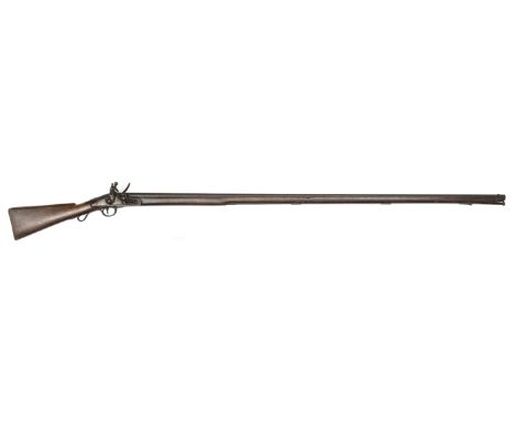 An unusually long and heavy flintlock trade gun by Woolley Sargant & Fairfax, c 1830, 75” overall, octagonal barrel 58” with 