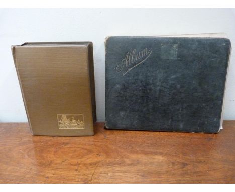 Photographs, etc. &nbsp;Early 20th century album of snapshot photographs of family &amp; UK topographical interest; also an a