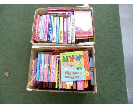 WILSON JACQUELINE and/or SHARRATT NICK.&nbsp;&nbsp;104 vols. of which 44 are signed, some inscribed "To Eileen" (Eileen Irela