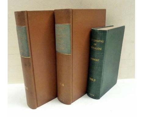 VILLARI P.&nbsp;&nbsp;The Two First Centuries of Florentine History. 2 vols. Illus. Rebound cloth. Ex lib., 1894; also 1 othe