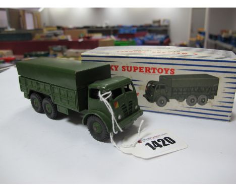 Dinky Toys No. 622 - Ten Ton Army Truck, overall good plus/very good.