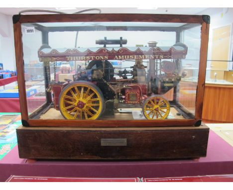 A Well Engineered Charles Burrell and Sons One Inch Gauge Live Steam Showman's Road Traction Engine, coal fitted with hand pu
