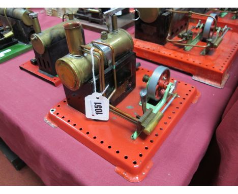 Mamod SE2 Live Steam Engine, unboxed, very good, light steamed condition with burner.