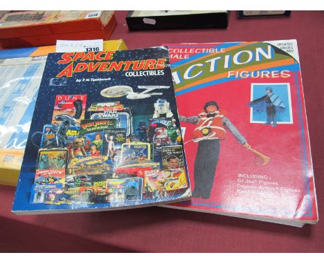 Three Toy Collectors Books, Space Adventure Collectables, Collectable Male Action Figures, Marx Action Figures.