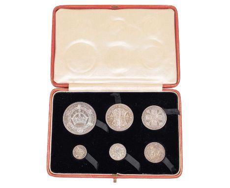 A Royal Mint George V 1927 Silver Proof Specimen Coin set. A Royal Mint George V 1927 Silver Proof Specimen Coin set, to incl