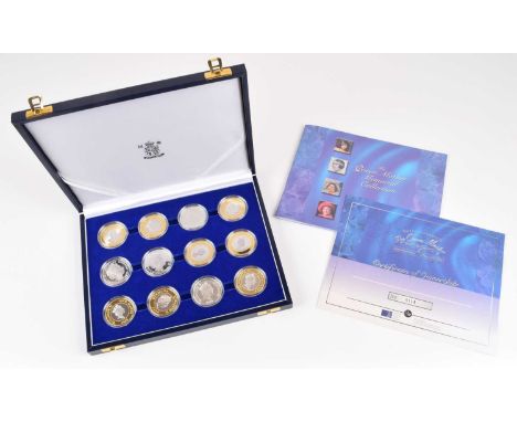 The Royal Mint United Kingdom "The Queen Mother Memorial Collection". The Royal Mint United Kingdom "The Queen Mother Memoria