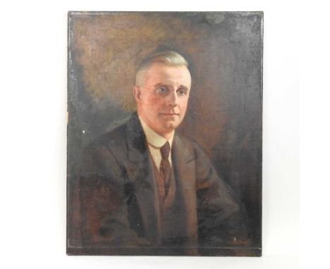 Alexander Strahan Buchanan, 1870-1950, head and shoulders portrait of a gentleman, signed, oil on canvas, 76 x 61cm, unframed