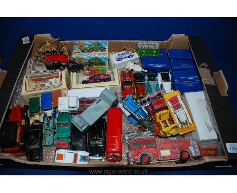 Miscellaneous Dinky and Corgi Models including six boxed Cameo collection from Corgi including W. Butler & Co., Fuel Wagon, L