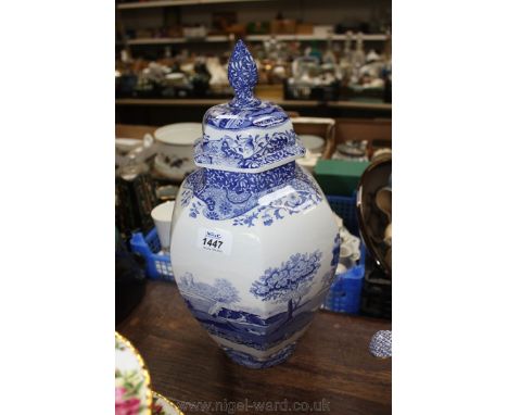  Spode Italian 15'' Ginger Jar