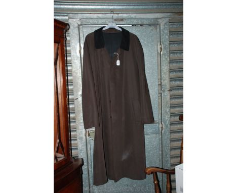 A Gents long dark brown ''Bugatti'' Mac, size Med - large