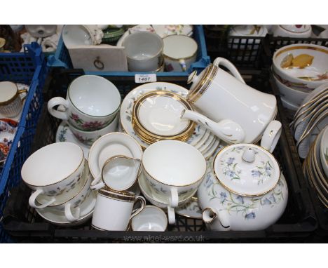 A quantity of china including Duchess Teapot decorated in harebell design, part Wedgwood 'Pimpernel' pattern Teaset comprisin