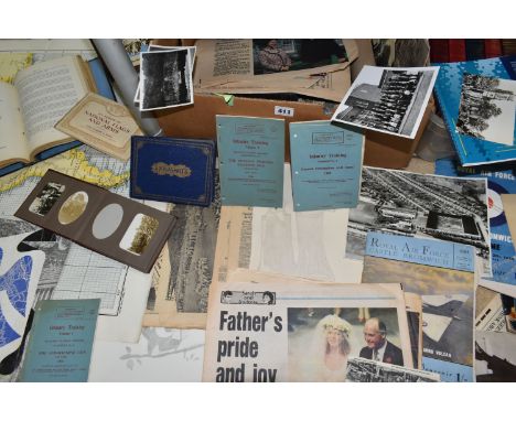 TWO BOXES OF BOOKS AND EPHEMERA, to include twelve volumes of Reader's Digest condensed books, The Cadet's manual of Navigati