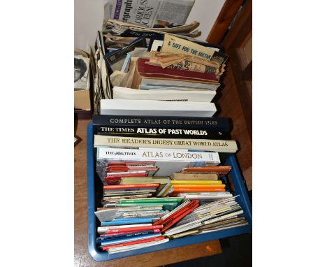 A QUANTITY OF ASSORTED  MAPS AND ATLASES, Ordnance Survey, road, touring and street maps for Britain and Europe from the 1960