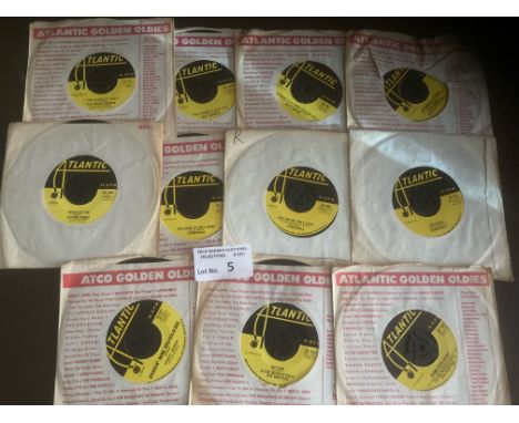 Records : Atlantic Soul/Blues reisses on the yellow/black label with some obscure titles - conditions very good (11)