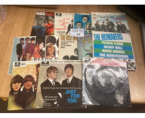 Records : EPs nice collection inc Rolling Stones, Beatles, The Who etc (12)