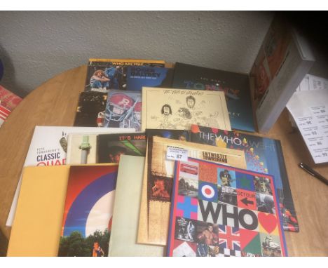 Records : THE WHO - superb box of various albums, reissues etc great collection inc some 180g (17)
