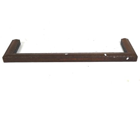 An arts and crafts copper fire fender