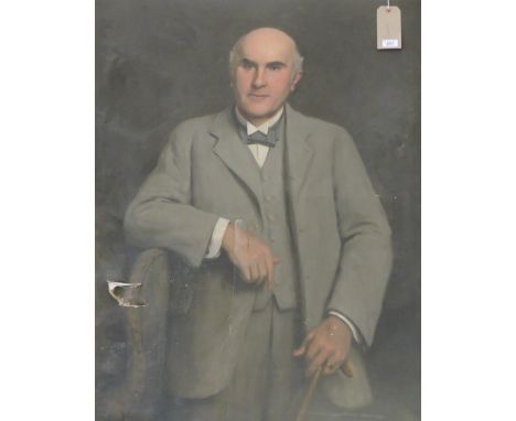 George Harcourt Sephton (Ex. 1885 - 1923) Portrait of a Gentleman, oil on canvas signed dated 1921, 116 x 86 cms. 