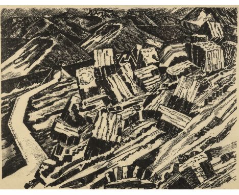 δ Edward Wadsworth (1889-1949)Ladle Slag, Old Hill, I (Colnaghi 146; Greenwood W/C 5)Lithograph printed in black, 1919/20, si