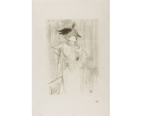 Henri Toulouse-Lautrec (1864-1901)Mademoiselle Marcelle Lender, debout (Wittrock 101; Adhémar 134)Lithograph printed in dark 