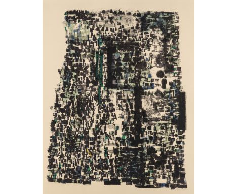 δ Maria Helena Vieira da Silva (1908-1992)Grottes (Riviere 107)Lithograph printed in colours, 1971, signed and numbered from 