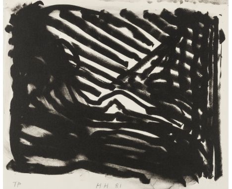 δ Howard Hodgkin (1932-2017)Red-Eye (Heenk 63)The rare lithograph, 1980-81, initialled, dated and inscribed TP recto, inscrib