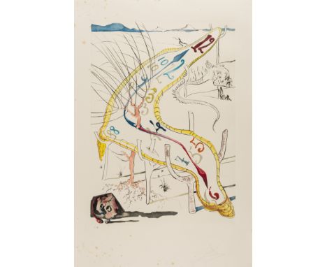 δ Salvador Dali (1904-1989)La Conquete du Cosmos (M & L 643-645, 648-650; Field 74-12 B,C,E,F,I &K)The portfolio of six etchi