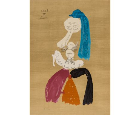 Pablo Picasso (1881-1973) (after)From Portraits ImaginairesOffset lithograph printed in colours, 1969, inscribed 'A' and numb