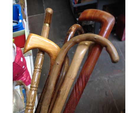 VARIOUS WALKING STICKS    R