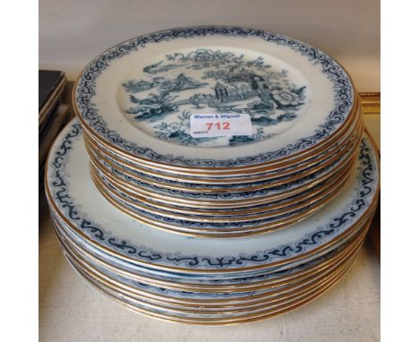 BLUEAND WHITE PLATES     K3