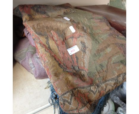 TWO TAPESTRY STYLE TABLE CLOTHS      C2